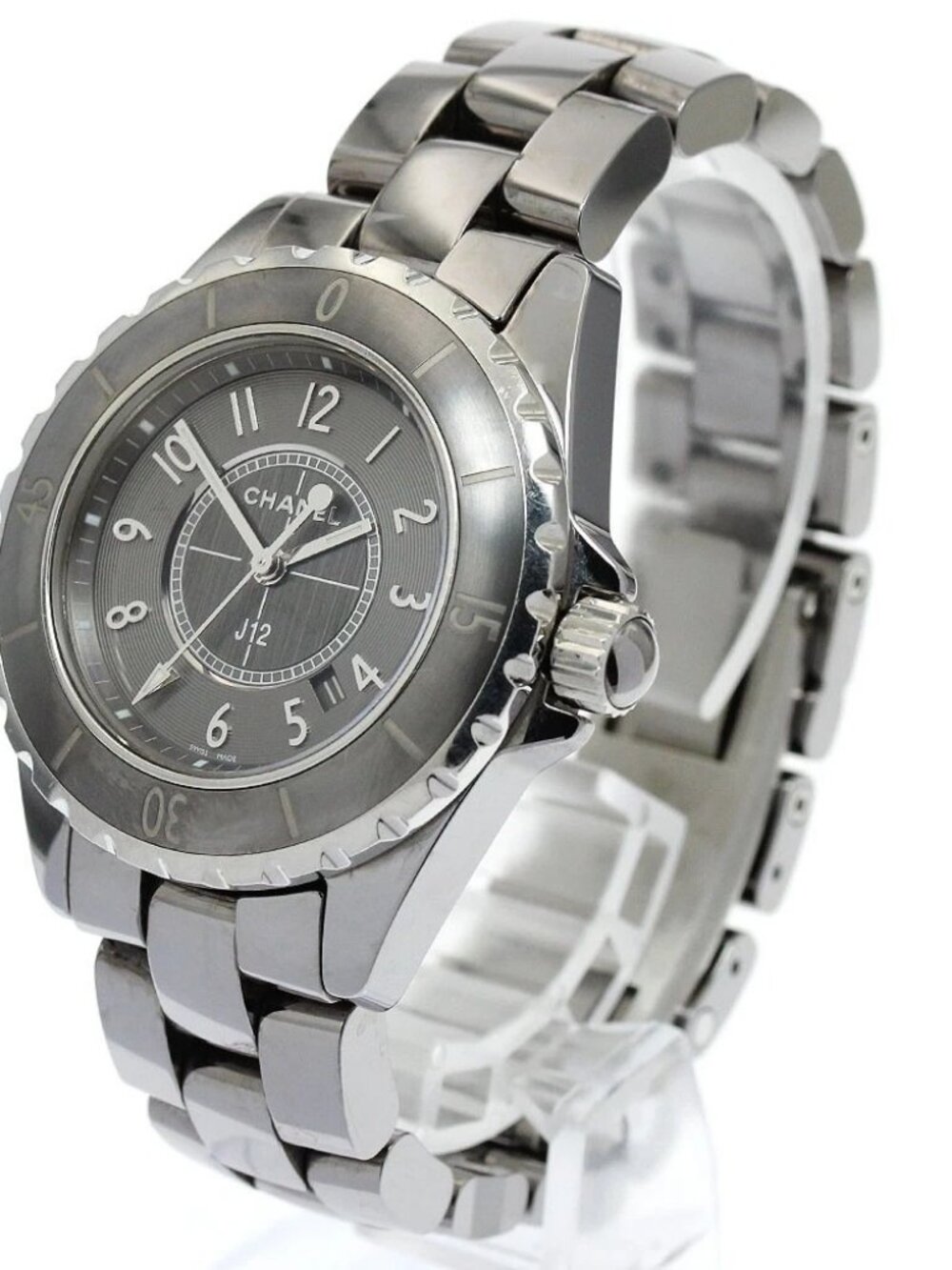 CHANEL J12 Chromatic H2978 Date gray Dial Quartz Ladies Watch_899198